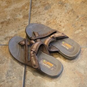 Skechers Brown Comfort Sandals